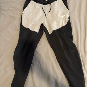 Nike Kids Black and Light Gray Joggers